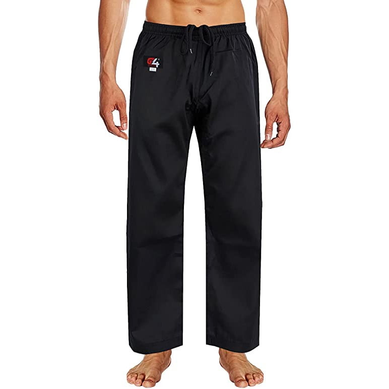 G4 VISION Adult Karate Trousers Black