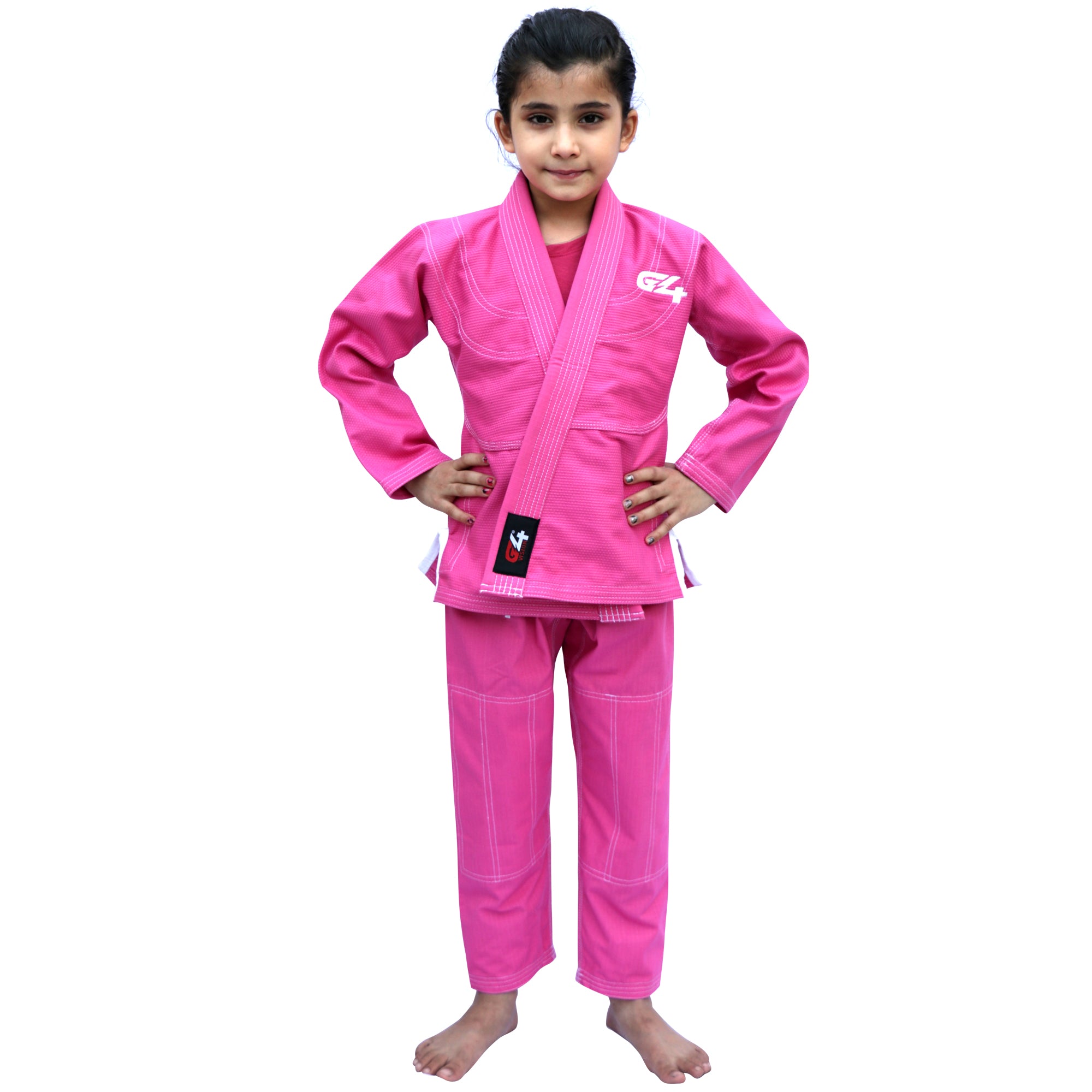 G4 New Kids Jiu Jitsu Suit Pink