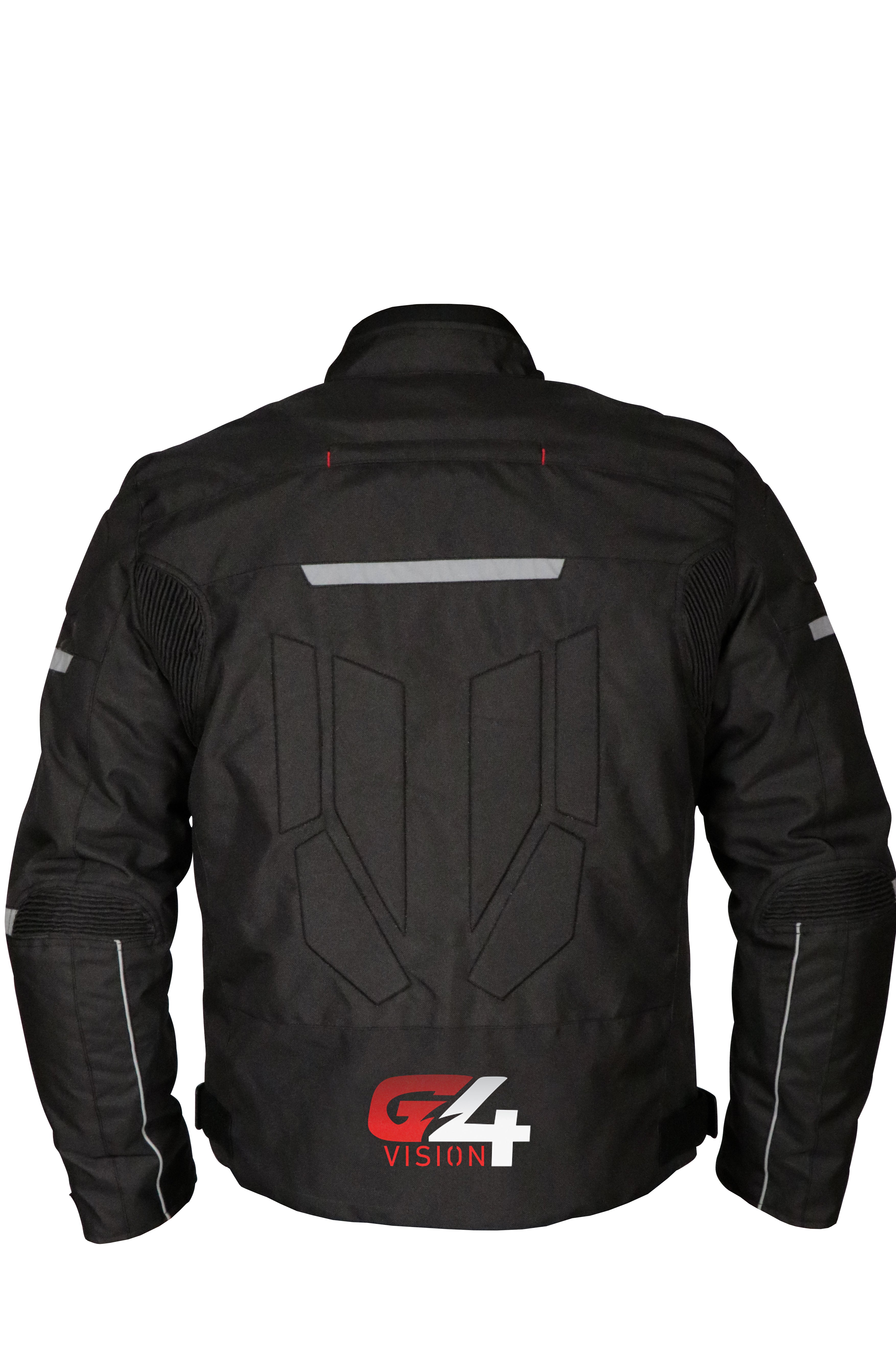 G4 Unique Cordura Motorcycle Jacket Black