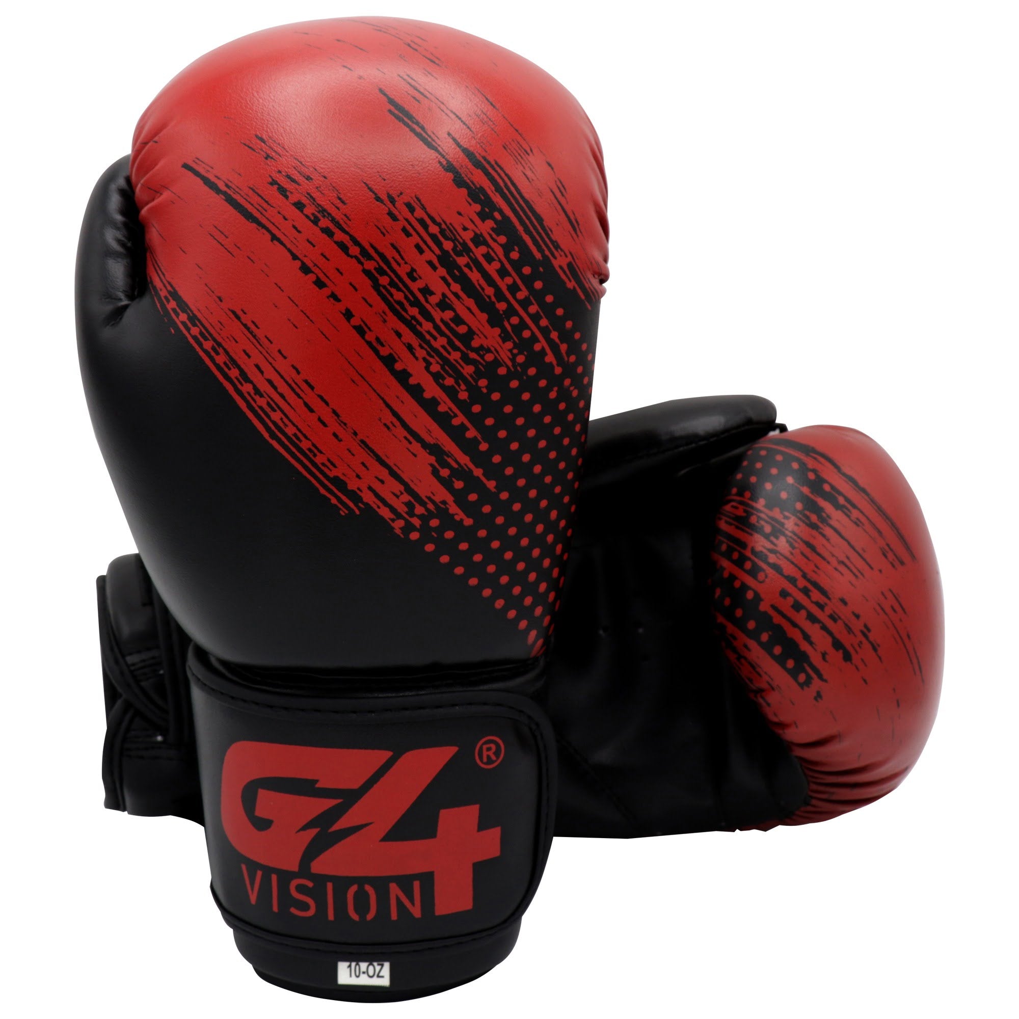 Rex Leather Boxing Gloves Black/Red